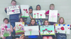 Students who participated in the Lewisville Legion Auxiliary’s Poppy Poster Contest are, front from left: Eighth-graders Aarek Young (first place), Jessenia Viveros (second place), fourth-graders Carleigh Hoiseth (third place), Callie Parish (second place) and fifth-grader Harper Armbrust (first place); and (back) eighth-grader Zaden Brooking (third place), second-graders Ava Villalon (first place), Renata Ramirez (second place) and Liam Schofield (third place).
SUBMITTED PHOTOS